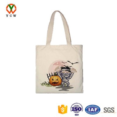 BSCI Factory direct sale fashion cute custom printing cotton cavas shoulder handbag tote bag