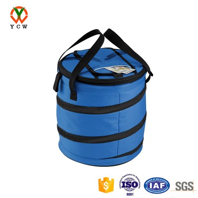 New innovations insulated 24 can collapsible barrel cooler bag