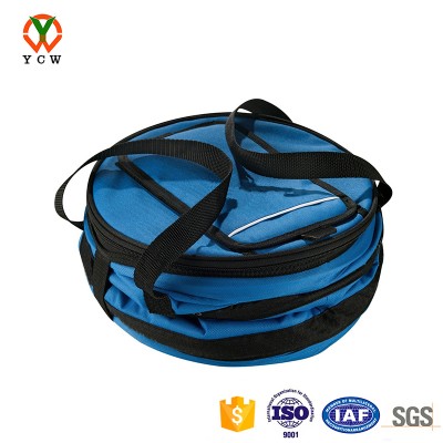 Two carry handles 600d polycanvas cooler bag keep food fresh