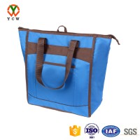 wholesale high quality promotional polyester thermal beach tote shopping bag