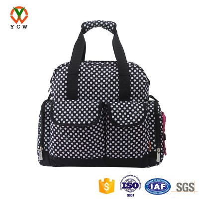 Removable padded shoulder strap luxury diaper tote bag