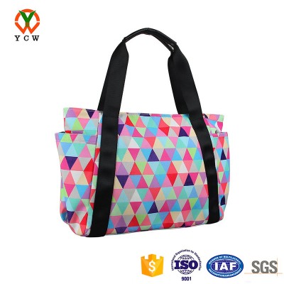 Luxury hand diaper tote bags washable cotton canvas for women