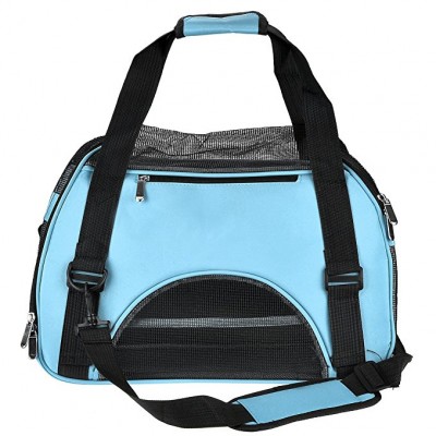 Factory Wholesale Soft-Side Airline Approved Pet Carrier Dog Cat Travel bag