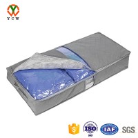 90*40*15cm zipper non-woven clothing underbed storage organizer bag