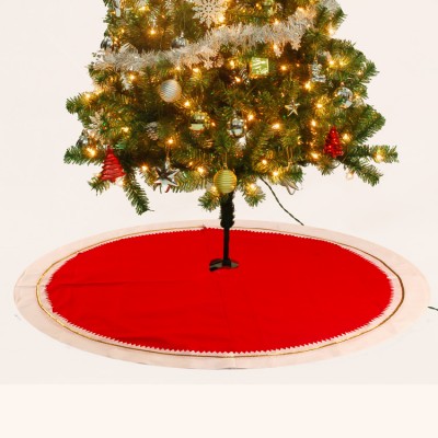 Warm style design ornament christmas tree skirt